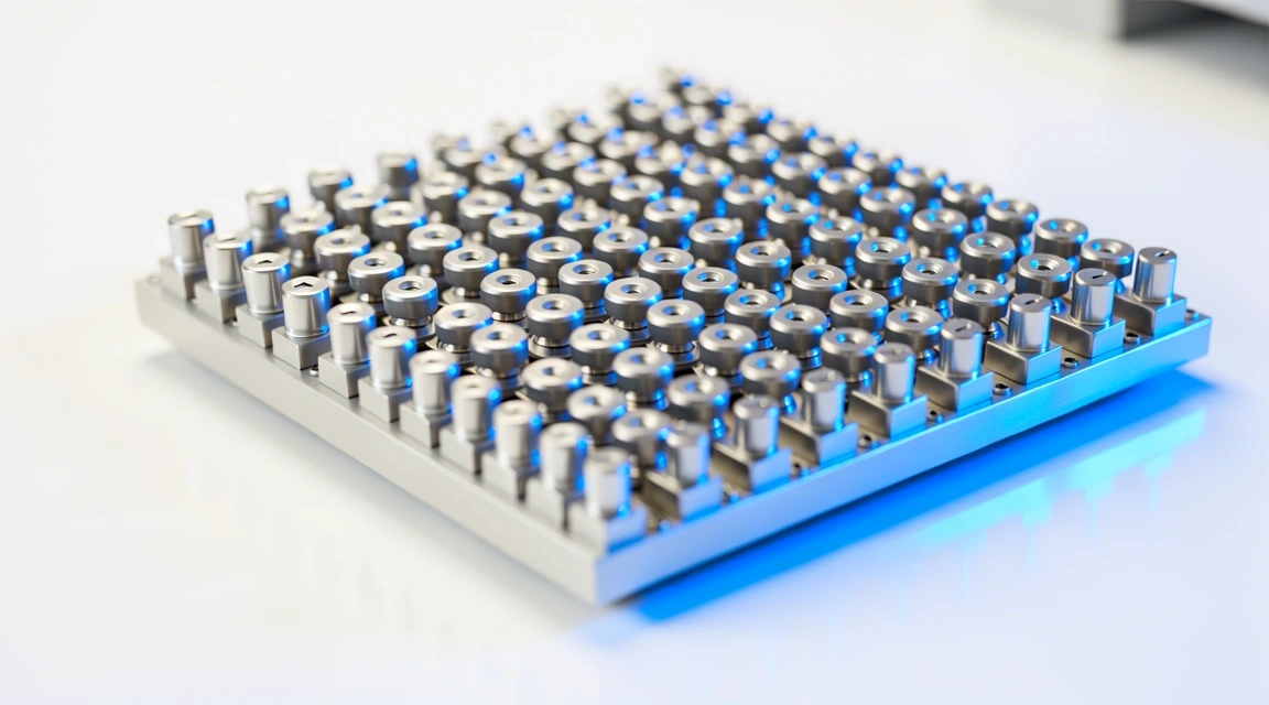Advanced laboratory sensor array representing data precision